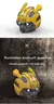 Bumblebee alto-falantes bluetooth transformadores novo criativo dos desenhos animados cartão sem fio mini ao ar livre baixo pequeno acústico megafone eco dot - loja online