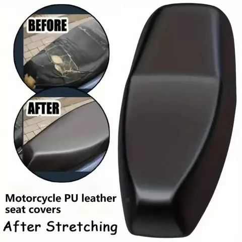 Capa de assento de motocicleta premium, à prova d'água, poeira, à prova de chuva, antiderrapante, respirável, universal, adequado para moto, scooter
