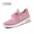 Sapatos de caminhada respirável casual para mulheres, sapatilhas de malha, sapatilhas vulcanizadas, calçado feminino roxo, moda, 2024 - comprar online