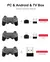 2.4g sem fio gamepad para android telefone/pc/ps3/caixa de tv controlador de jogo joystick para super console x acessórios de jogo - Wolf Games