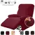 4 pçs/set cor sólida estiramento reclinável capa de sofá para sala de estar elástico antiderrapante poltrona cobre com tudo incluído slipcovers