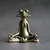 Antigo bronze meditação zen sapo estátua ornamento cobre escultura animal queimador de incenso casa decorações mesa chá animal estimação