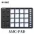 M-VAVE SMC-PAD controlador midi sem fio teclado de percussão adequado interface USB-C design portátil pequeno almofada midi na internet