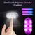 Luzes de carro multicoloridas, sem fio, led, toque, teto, sensor, lâmpada de leitura, mini luz de carregamento usb, acessórios interiores automotivos - comprar online