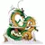 Dragon Ball Z Shenron e Filho Goku Estátua de PVC, Anime Figurine, DBZ Figurine - loja online