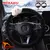 Nuvens fofas árticas, coelhos fofos, pandas, filhotes, carros de pelúcia de inverno sem rodas internas, capas de volante, decoração de carro