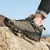 Hikeup sapatos de caminhada de couro de alta qualidade durável esporte ao ar livre dos homens sapatos de couro de trekking rendas-up escalada caça tênis - loja online