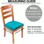 Impermeável PU Tecido Stretch Chair Cover, Seat Almofada Covers, Big Elastic Seat Case, Jantar, Casa, Festa, 1 Pc - comprar online