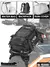 Rhinowalk bolsa de tanque para motocicleta 9l com capa de chuva mochila versátil com bolsa de água de 1,5l sistema molle multicompartimento universal