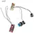 Cabo dupont h2.54 de 2 pinos, conector de cabo 4.8mm/2.8mm para arco zero atraso, placa usb, joystick happ, botão de pressão sanwa, 20 peças - comprar online