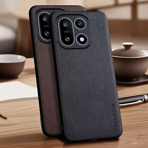 Capa para oneplus 15 13 13r 12 12r 11r 10t pro vegan falso lichia seixos capa de telefone de couro funda para oneplus 15 capa