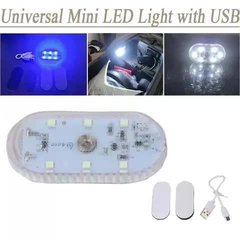 Luz de moto para força 350 300 sh 150 pcx lead 110 piaggio medley nmax 150 125 tmax assento almofada balde armazenamento mini luz led usb