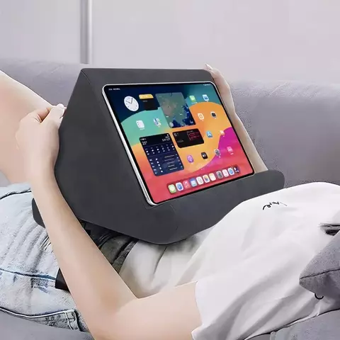 Esponja travesseiro tablet titular para ipad samsung huawei xiaomi tablet titular suporte do telefone móvel travesseiro multi-ângulo suporte de leitura