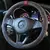 Capa de volante de carro de couro de camurça artificial universal 15 polegadas DIY acessórios de carro macio resistente ao desgaste com linha de agulha - comprar online