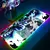 Solo Leveling RGB Cool Pc Ga mer Keyboard Mouse Pad Luminescence Mousepad LED light Mouse Mats Rubber Gaming Computer Mausepad na internet