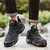 Hikeup novo antiderrapante resistente ao desgaste dos homens ao ar livre caminhadas sapatos respirável respingo escalada tênis caça sapatos de montanha na internet