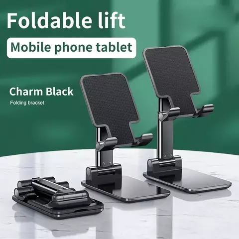 Dobrável abs desktop suporte do telefone móvel para ipad iphone 16 15 smartphone suporte tablet mesa celular suporte portátil