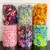 50 pçs colorido básico náilon elalstic laços de cabelo para meninas rabo de cavalo segurar scrunchie borracha banda criança moda acessórios para o cabelo do bebê - loja online