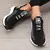 Sapatos esportivos femininos malha leve sola macia cinta de jogging respirável moda esportes caminhada casual tênis sapatos planos para homem - comprar online
