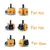 Joystick de efeito hall de substituição, sensor analógico 3d, polegar para ps5/ps4/xbox one/série, controlador, peças de reparo, acessório