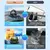 360 graus de rotação suporte do telefone celular do carro painel gps suporte reutilizável silicone montagem do telefone anti-deslizamento almofada esteira para navegação gps - Wolf Games