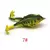 Topwater sapo isca baixo truta iscas de pesca kit conjunto realista prop sapo macio swimbait flutuante com ganchos malhas na internet