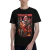 Camiseta sangrenta terrorífica masculina e feminina, roupas de algodão, moda manga curta, gola redonda, camiseta plus size