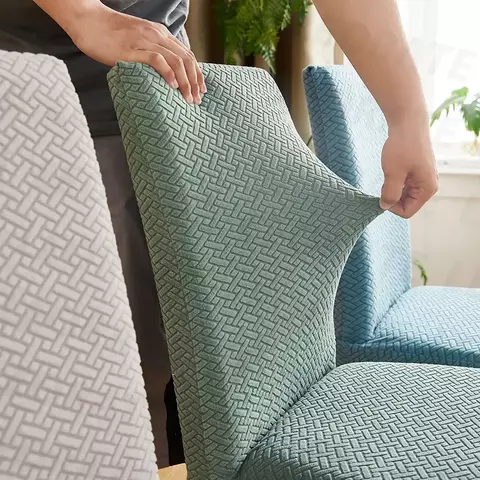 Capa elástica para cadeira tamanho universal barato capa de cadeira grande elástica casa assento seatch sving sala cadeiras capas para casa jantar