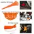 Funil de enchimento de óleo para motocicleta, caixa primária, capa de filtro de óleo, conjunto de funil para harley touring dyna sportster xl883 softail fat boy flht - comprar online