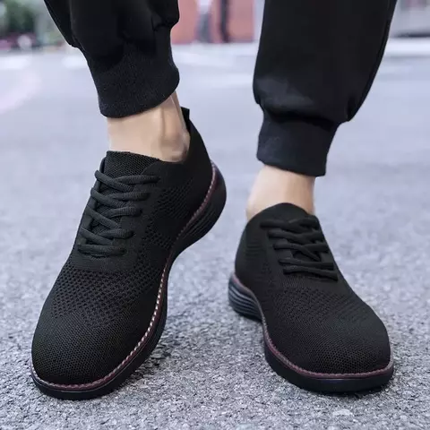 Sapatos casuais masculinos leves antiderrapantes mocassins sapato plano tênis de caminhada ao ar livre para homem plus size 39 sola macia sapato vulcanizado