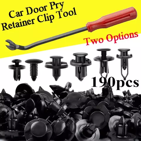Clipes retentores de carro kit fixadores de plástico 6 tamanhos auto push pin rebites conjunto corpo pára-choques empurrar clipes rebite ?