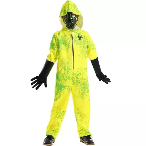 Halloween criança zumbi residente bioquímico roupas de proteção traje mal purim menino menina proteção contra radiação macacão outfit