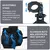 Par 100w farol da motocicleta luzes de nevoeiro led auxiliar luz condução farol dupla cor pisca farol moto nevoeiro lâmpada. - Wolf Games
