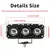 Refletor led para motocicleta, farol alto/baixo, lâmpadas de neblina para carro, caminhões, suv, utv, mini lente, luz de trabalho, luz de condução - comprar online