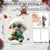 2d acrílico macaco pingente decoração personalizada pingente macaco de natal ornamento acrílico para carro dos desenhos animados decoração da árvore de natal na internet