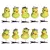 Children's Duck Pattern Hair Clip, Duckbill Hairpin, presilhas, Cute Animal Hairpin, acessório de cabelo para crianças, 10pcs - comprar online