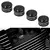 4 pçs motocicleta vela de ignição capa cabeça parafuso tampas para harley sportster xl 883 1200 48 twin cam touring 1999-2017 vela de ignição capa