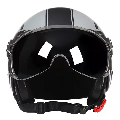 França estilo profissional capacete da motocicleta moto scooter rosto aberto casque dirt bike capacete homem mulher leve jet capacete