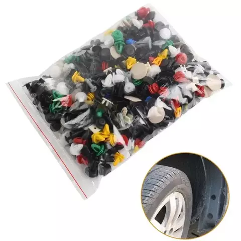 Universal misturado prendedor automático clipes de pára-choques do carro retentor prendedor de carro rebite forro do painel da porta para todos os carros