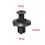 5/100 pçs 8mm rebites de plástico fixadores parafuso pára-choque do carro preto rebite clipes fixadores do carro para toyota focus kia nissan yamaha - comprar online