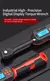 Chave de torque digital 0,6-340N.m ajustável, precisão de 2% com alerta de LED/Buzzer para carro, bicicleta, motocicleta - Wolf Games