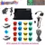 Pandora Saga-Game Console Arcade, 8 Way Joystick, luzes LED, Gabinete Botão, Bartop, Kit DIY, 2 jogadores, 3D Box, EX2, 10888 em 1, 128GB