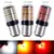 2x 1156/1157 144SMD BAU15S PY21W LED Lâmpadas de sinalização traseira Canbus 12V