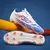 Chuteiras de futebol decotadas com tachas longas para adultos, homens e mulheres, calçados esportivos antiderrapantes e resistentes ao desgaste para treinamento de competição