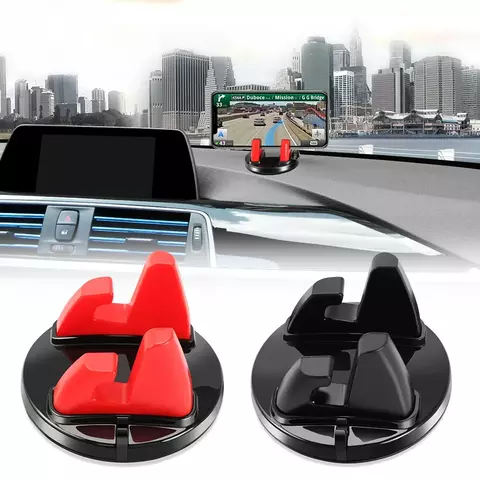 Suporte do telefone do carro do silicone macio Anti Slip, Suporte do telefone móvel, Suporte do painel do GPS, Suporte de 360 graus