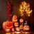 Decoração de halloween abóboras lâmpada para casa quintal jardim ao ar livre decoração halloween horror casa crânio festa adereços brilho no escuro - comprar online