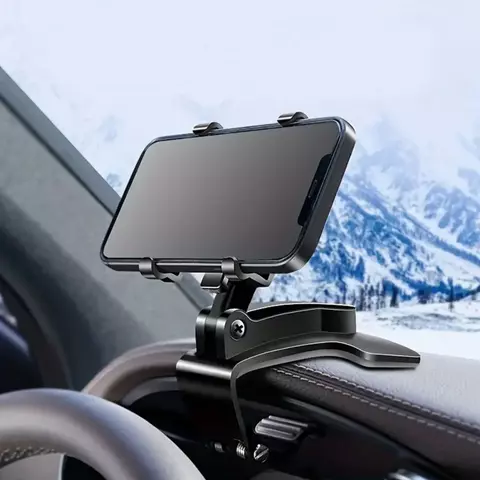 Suporte para telefone para painel do carro 360 ° Suporte universal de navegação GPS com rotação para iPhone Samsung Xiaomi Huawei Suporte para smartphone de carro