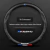 Para subaru brz wrx xv ascent forester outback impreza legado carro de fibra de carbono antiderrapante ventilar capa de volante de couro