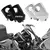1 par universal da motocicleta guiador riser barra de montagem alça braçadeira