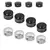 4 pçs motocicleta vela de ignição capa cabeça parafuso tampas para harley sportster xl 883 1200 48 twin cam touring 1999-2017 vela de ignição capa - loja online